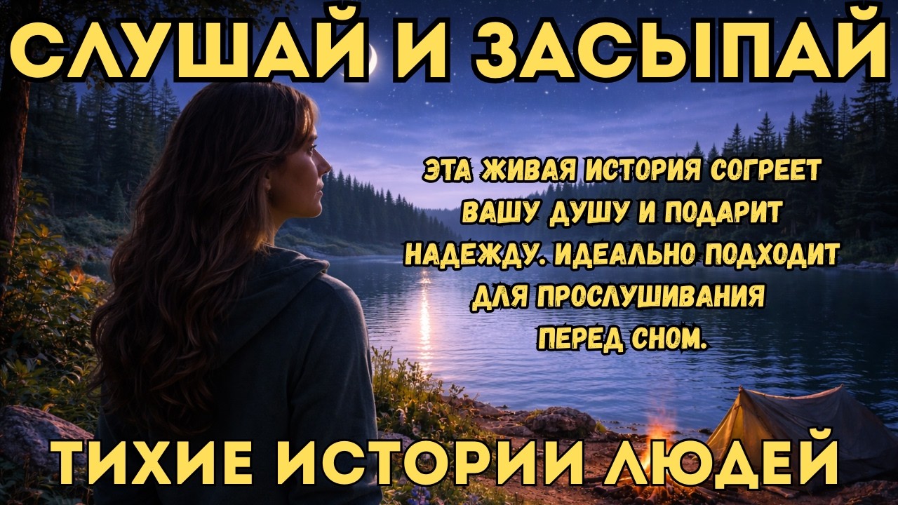 Живая история под которую уснёт каждый главное включить перед сном и глубокий сон обеспечен! АСМР