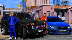ОПЕРСКАЯ ЕЗДА В GTA 5 - БЛАТНЫЕ НОМЕРА И МИГАЛКИ НА ОПЕРСКУЮ НИВУ УРБАН! ВОССТАНОВИЛИ BMW M5! 🌊ВОТЕР