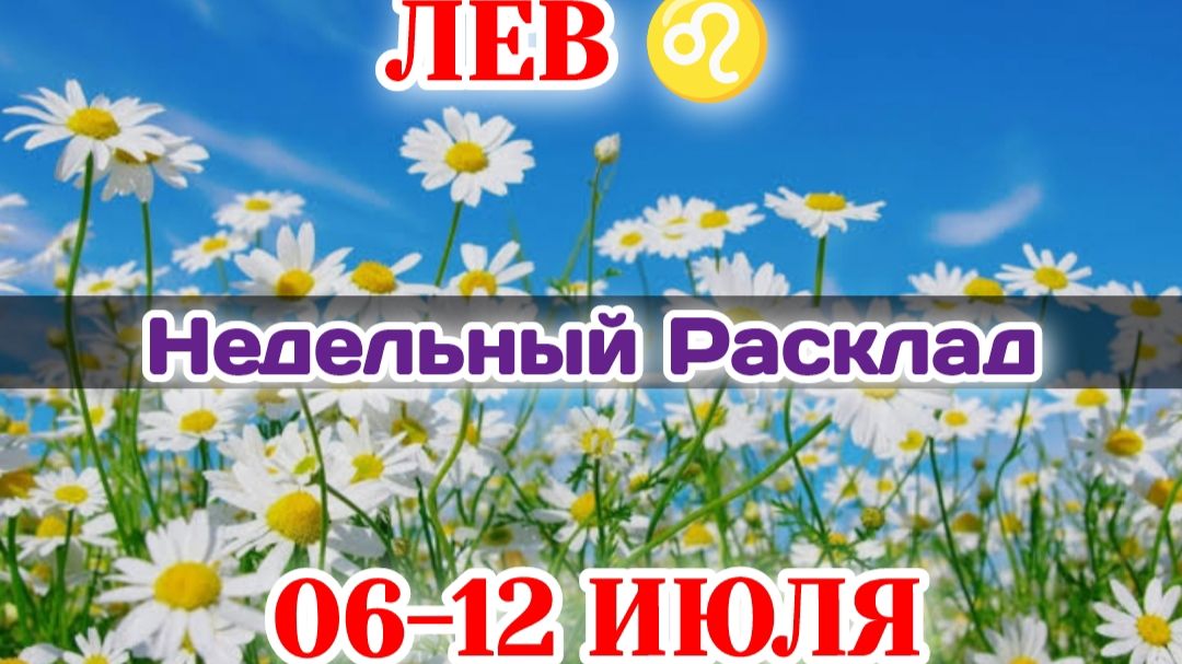 ЛЕВ♌Недельный расклад 06-12 ИЮЛЯ /Таро Прогноз/Сферы жизни смотреть онлайн