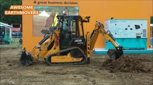 Гусеничный мини экскаватор-погрузчик JCB 1CXT