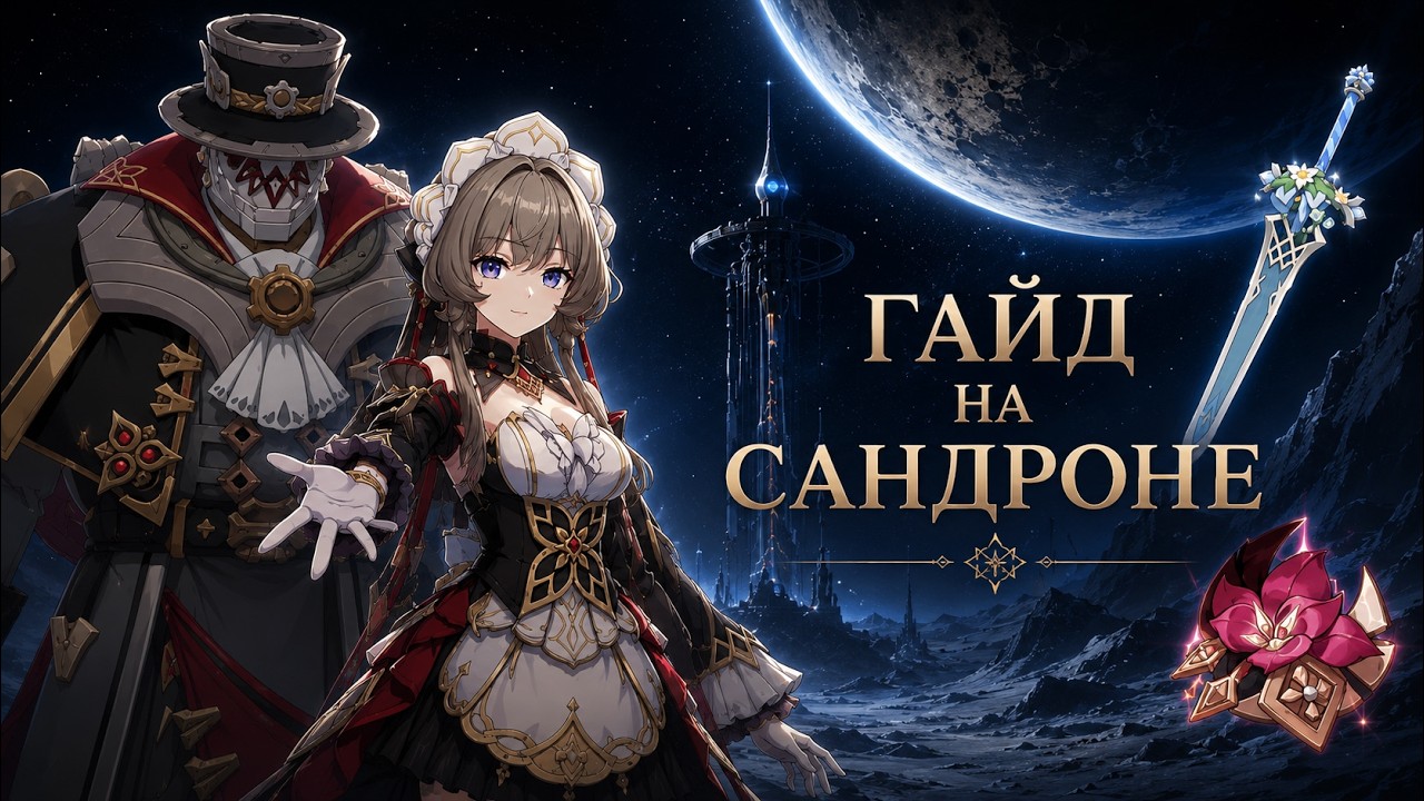 Гайд на Сандроне  - как собрать и геймплей | Genshin Impact