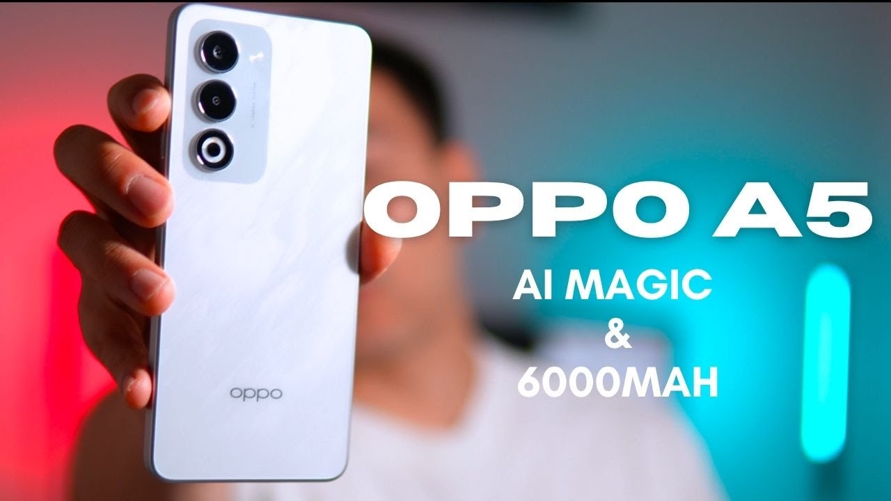 Обзор OPPO A5 — большая батарея, умные AI-фишки по доступной цене!