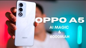 Обзор OPPO A5 — большая батарея, умные AI-фишки по доступной цене!