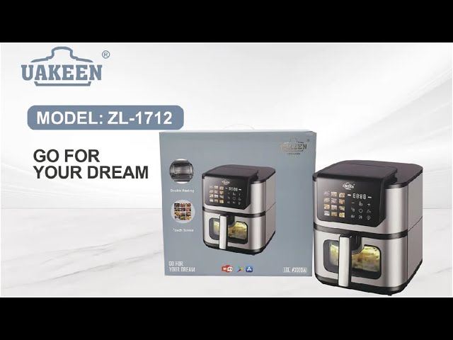🔥 АЭРОГРИЛЬ UAKEEN ZL‑1712 | 3000 Вт | 10 Л | С Wi‑Fi управлением смотреть онлайн