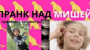 ПРАНК НАД МИШЕЙ😭😅😂