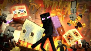 АРМИЯ СЕРНОГО КУБА - Эндермен против армии мародеров - МУЛЬТФИЛЬМ (Анимация Chaos Cubed)