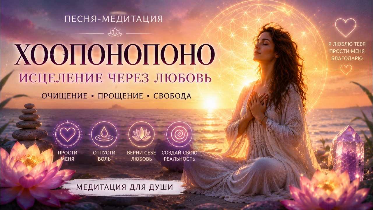 🌺 ХООПОНОПОНО | Песня-Медитация, которая меняет состояние с первых минут