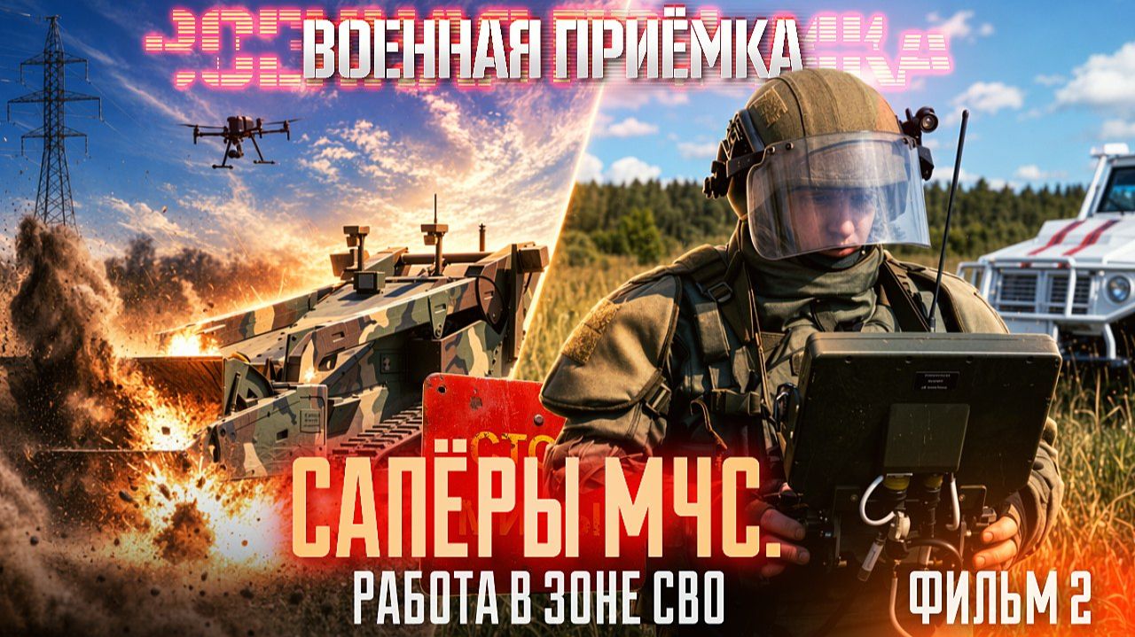 Военная приёмка. «Сапёры МЧС. Работа в зоне СВО. Фильм 2». смотреть онлайн