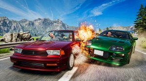 Аварии с высокоскоростным движением автомобилей - BeamNG/Drive