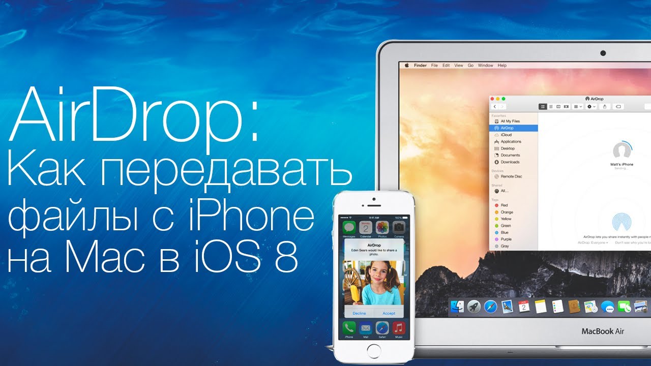 AirDrop: Как передавать файлы с iPhone или iPad на Mac смотреть онлайн