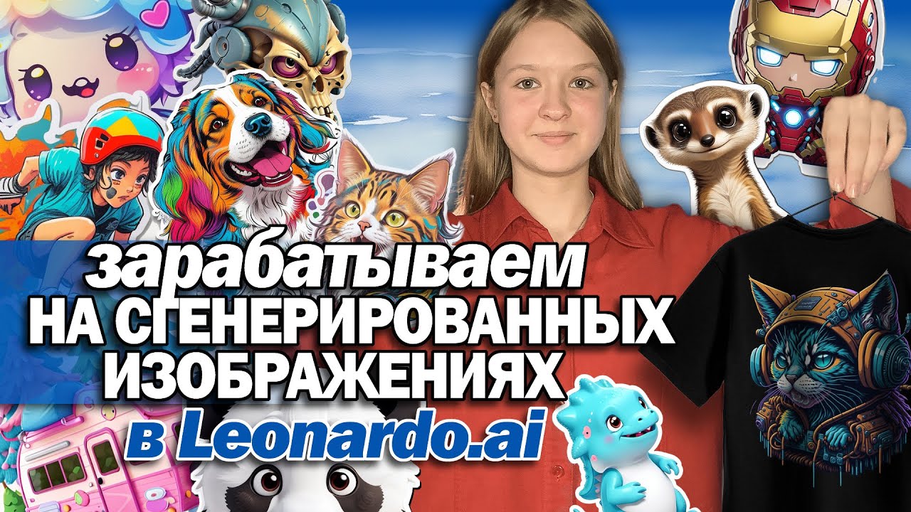 Как заработать начинающему в интернете на нейросетях? #ai #leonardo #нейросеть #деньги #Midjourney смотреть онлайн