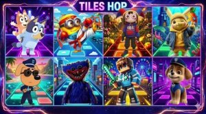💥 БИТВА ЭКСПЕРТОВ COFFIN DANCE! Пикачу против Помни и Хагги Вагги на  плитках Tiles Hop! ⚡🎪💙🎵