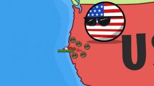 Зомби в Америке. Начало в США countryballs. 1 эпизод
