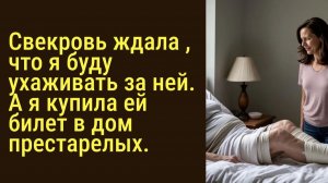 Свекровь ждала, что я буду ухаживать за ней  | Аудио рассказы | Аудиокниги онлайн| Жизненные истории