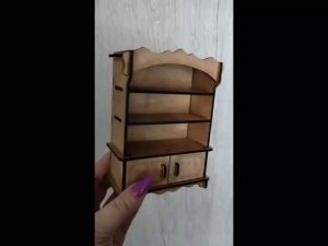 Уютный DIY: миниатюрная шкатулка-шкаф 🧸