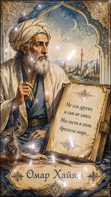 «Не зли других и сам не злись...» Омар Хайям #стихи #поэзия #мудрость