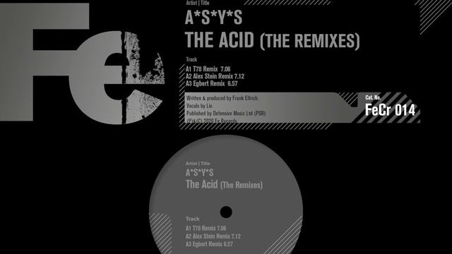 A_S_Y_S  - The Acid (T78 Remix)