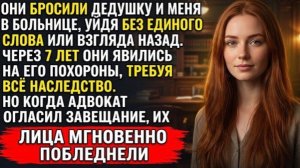 Они бросили дедушку в больнице, не сказав ни слова  Но когда он умер, они первыми явились на похорон