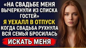 Семья вычеркнула меня из списка гостей Я уехала  Когда свадьба превратилась в катастрофу — они звон!