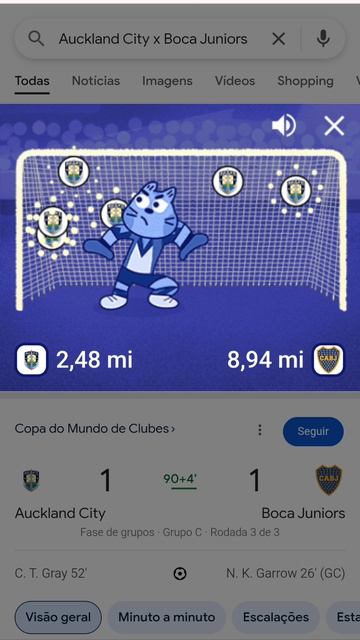 Copa do Mundo de Clubes Jogo Google