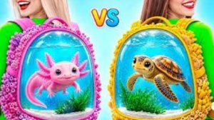 Строим Удивительный Домик  Аксолотль vs Ящерица Челлендж