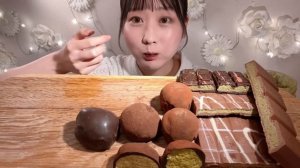 Мукбанг/Дубайский шоколад/ДЕСЕРТЫ(Mukbang dubai chocolate)