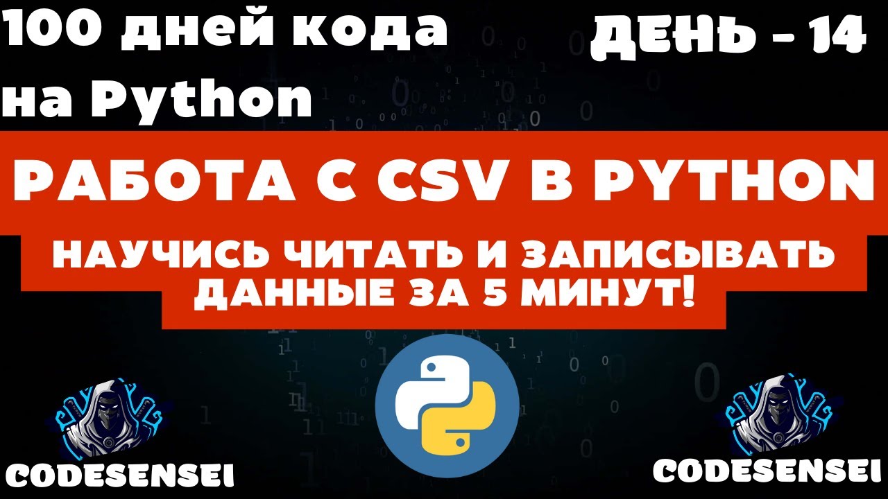 Как работать с CSV в Python: Полное руководство для начинающих! смотреть онлайн