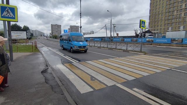 маршрутка Mercedes Benz Спринтер борт 192151 маршрут 1358 смотреть онлайн