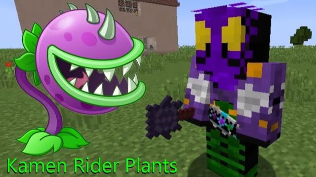 Зубастый Защитник - 5 серия Kamen Rider Plants в майнкрафте