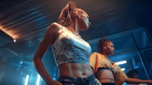 Electric Hearts in the Glow  Futuristic Reggae  - AI DREAMSCAPES STUDIO