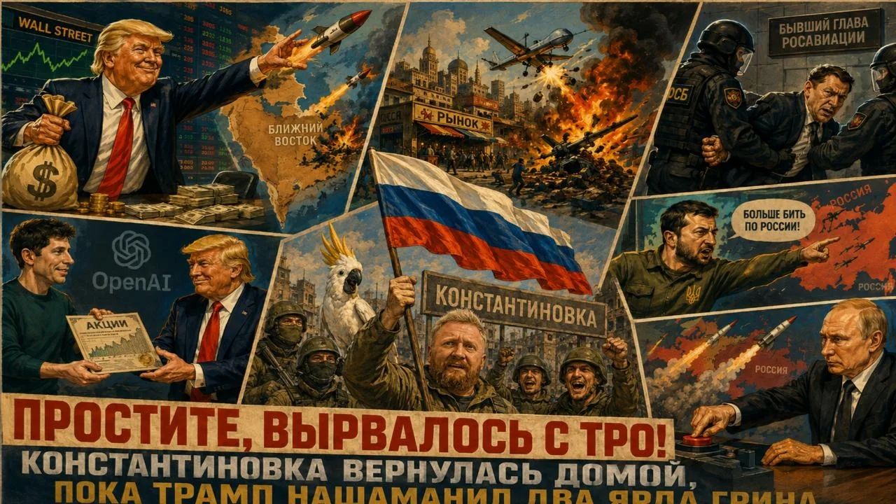 "Простите, вырвалось с Тро!" №456 | Про освобождение Константиновки, поездку Путина к армии смотреть онлайн
