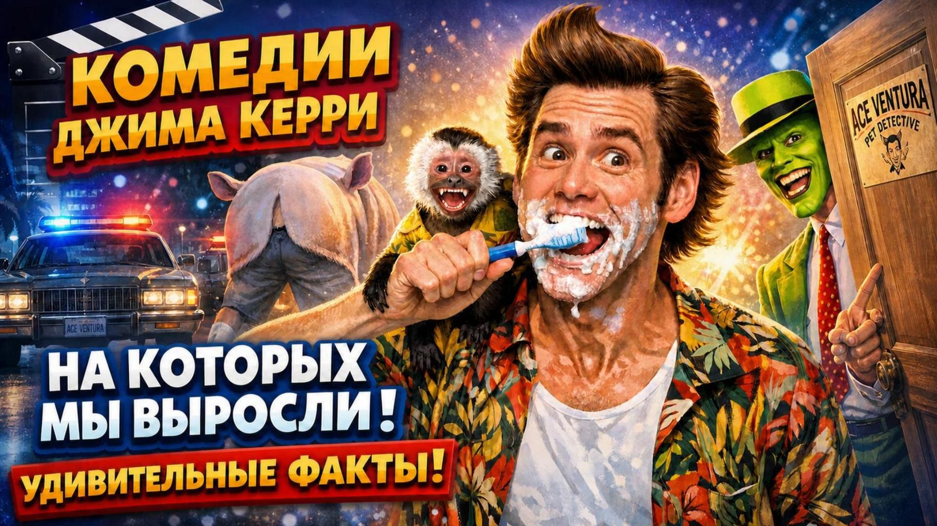 Комедии Джима Керри, на которых мы выросли! Удивительные факты, о которых мало кто знает!