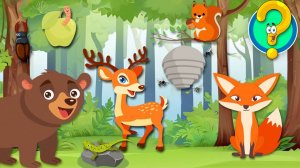 Развивающий мультфильм про животных - Чей это домик - В лесу - Обучающий мультик для детей