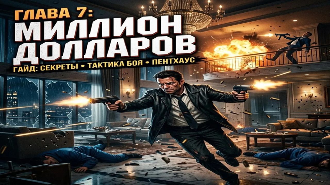Max Payne 2 — Часть 1 | Глава 7: Миллион долларов (Финальная тактика первой части)