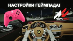 НАСТРОЙКА ГЕЙМПАДА ДЛЯ ASSETTO CORSA