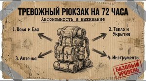 Тревожный чемоданчик на случай ЧС: что должно быть на 72 часа жизни