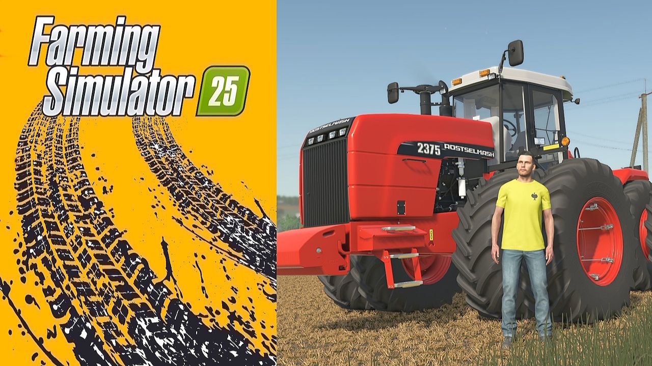 Глубокорыхление почвы Трактор RSM 2375 Ростсельмаш / Farming Simulator 25 🐄🌻🌽 смотреть онлайн