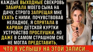 Истории из жизни/Свекровь забирала моего сына с собой на дачу/Аудиорассказы/Жизненные истории