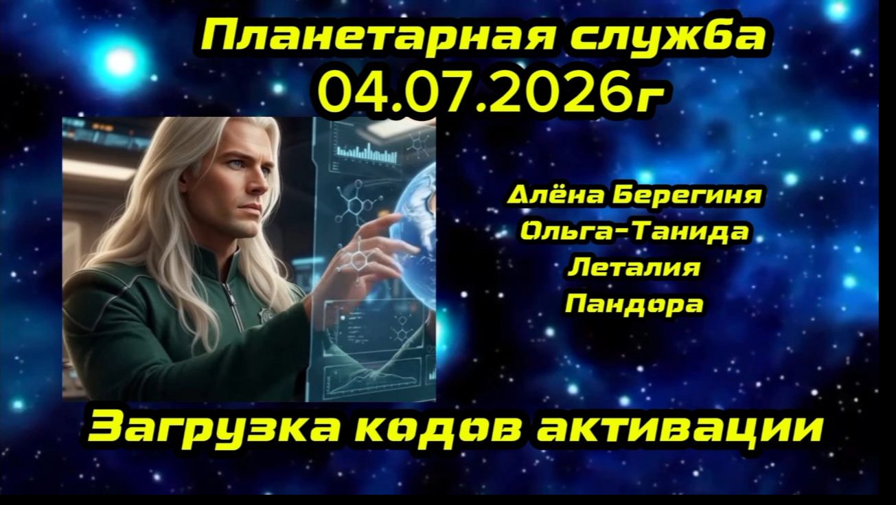 Планетарная служба  04.07.2026г