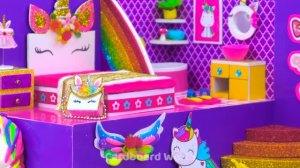 Миниатюрный домик из картона - удивительные DIY поделки😍