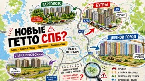 НОВЫЕ ГЕТТО ПЕТЕРБУРГА? Где НЕ стоит покупать квартиру без проверки