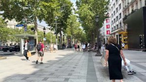 Прогулка по Елисейским Полям Париж 😍 Красивый тур
