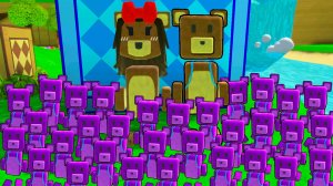Маленькие Фиолетовые Мишки попали за Локацию #333 Мультиплеер Super Bear Adventure - Пурумчата