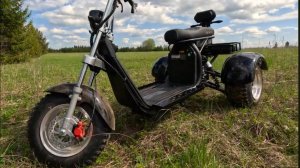 электротрицикл IKINGI M11 PRO TRIKE 6000W / обзор с доработкой