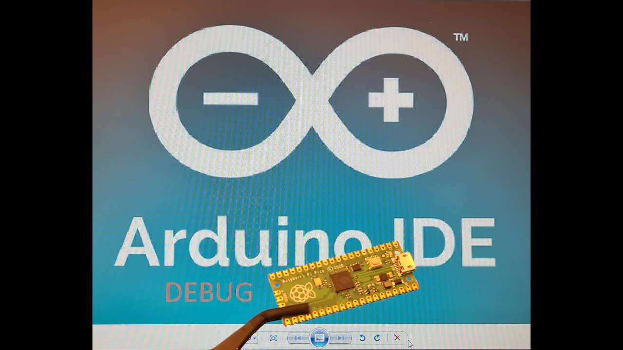 Программирование и отладка Raspberry pi pico (RP2040) Arduino ide. смотреть онлайн