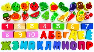 Развивашка для Малышей - Цифры, Буквы, Фрукты и Овощи!