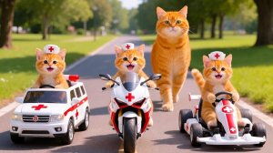 Мама-кошка подстригает шерсть на ферме и делает тигровую шапку для котят дома🐾🎩🐯