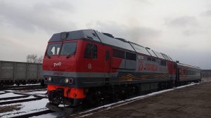 Прибытие и отправление Кольчугино  Пригородного поезда 6492/6288 Сообщения Александров-1 Иваново