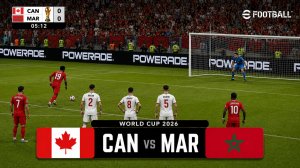 Канада — Марокко | FIFA World Cup 2026 | WC26 Football Match | eFootball Gameplay