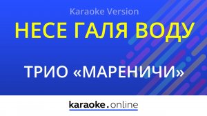 Несе Галя воду - народная песня (Karaoke version)